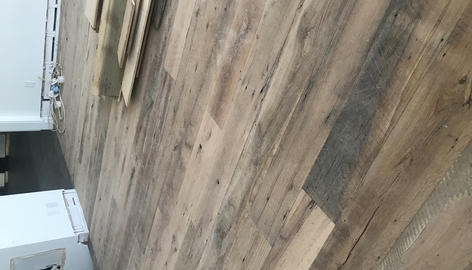Reclaimed Wirebrush Oak Engineered Flooring - Historic Character with Modern Stability