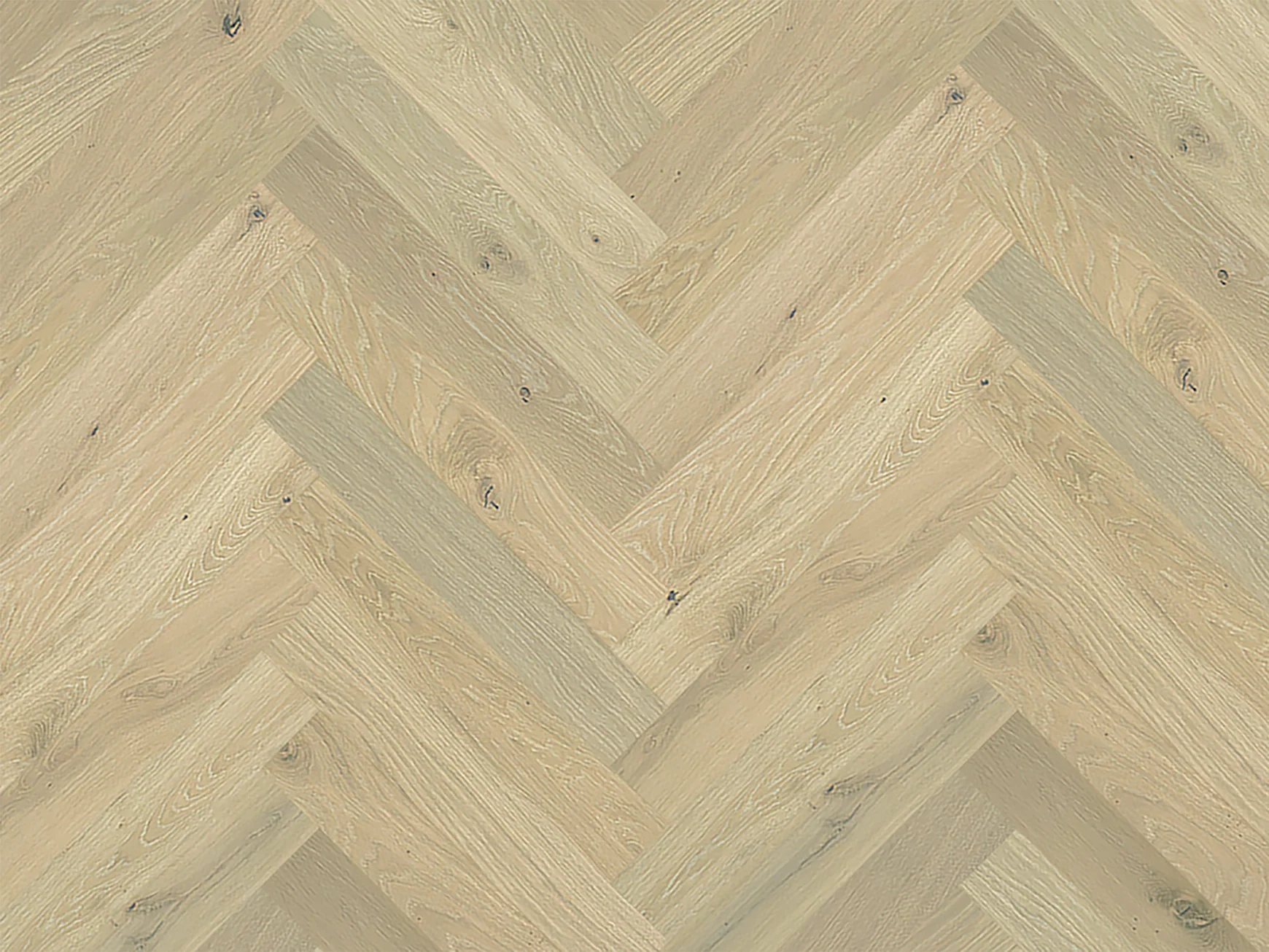 Reclaimed Oak Herringbone Parquet