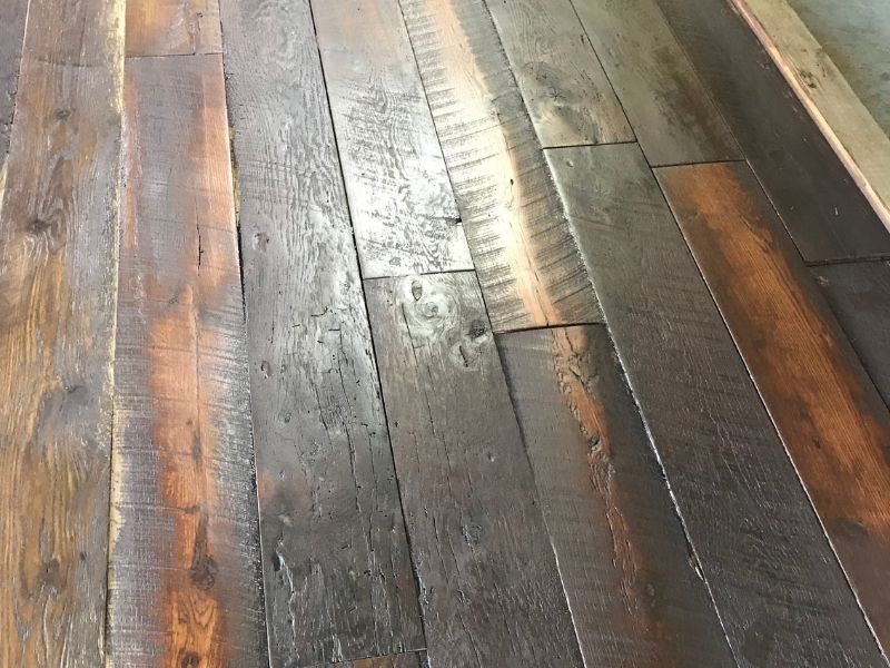 Natural brown reclaimed wood siding barn wall planks