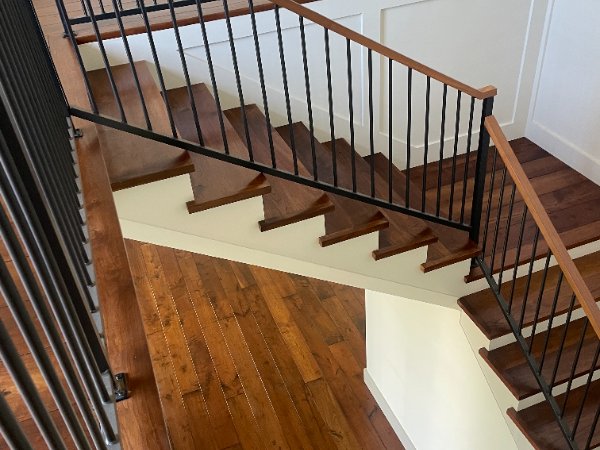Walnut with Dark Walnut Stain Los Angeles Installation